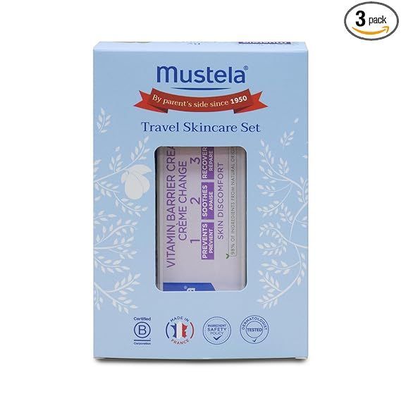 Mustela Baby Travel Kit - (100ml+100ml+50ml)