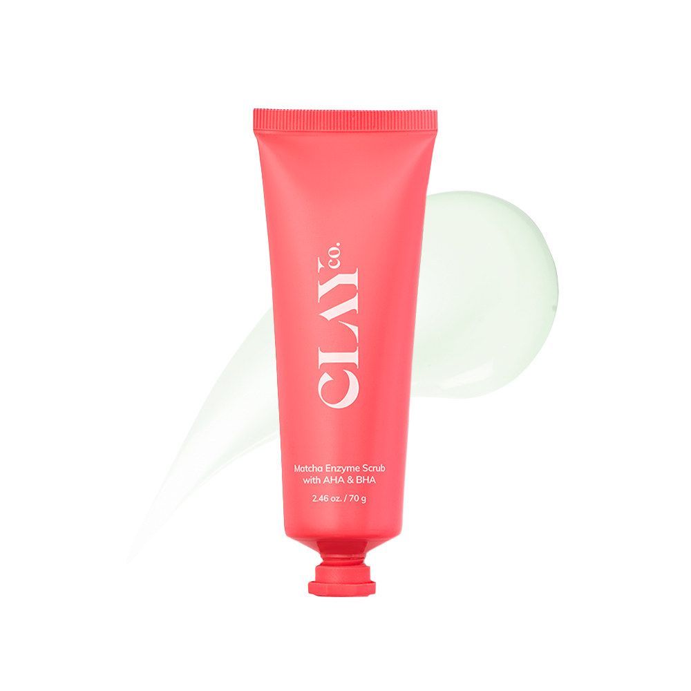 Clayco Matcha Enzyme Scrub for Dead Skin Removal (70g)