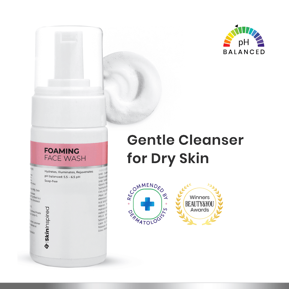 SkinInspired Foaming Face Wash with AHA & BHA 100ml