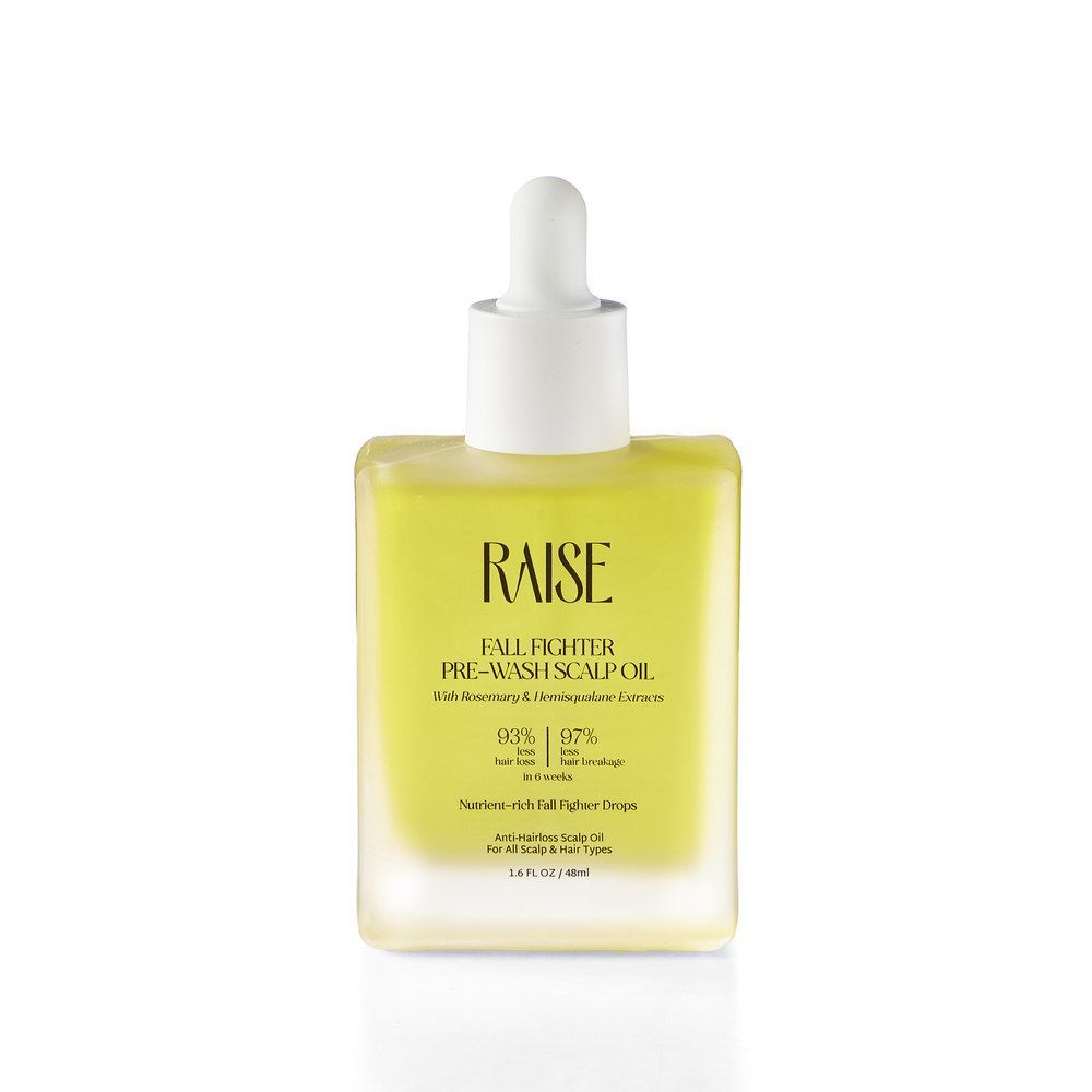 Raise silicone-Free Pre-Wash Scalp Oil With Rosemary & Hemisqualane For 93% Less Hair Fall