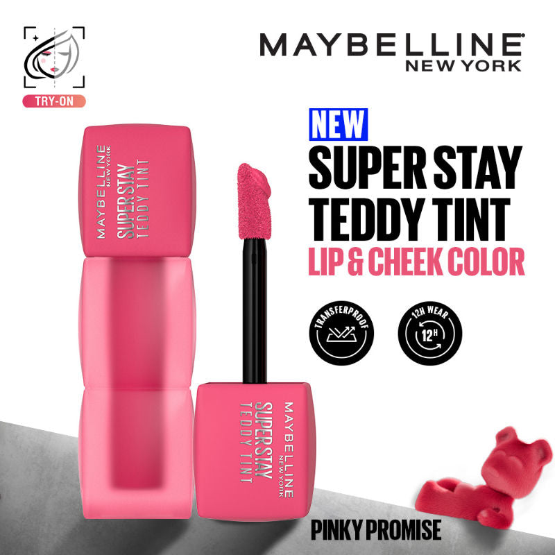 Maybelline New York Superstay Teddy Tint Lip & Cheek Color - Pinky Promise