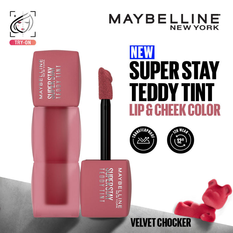 Maybelline New York Superstay Teddy Tint Lip & Cheek Color - Velvet Choker