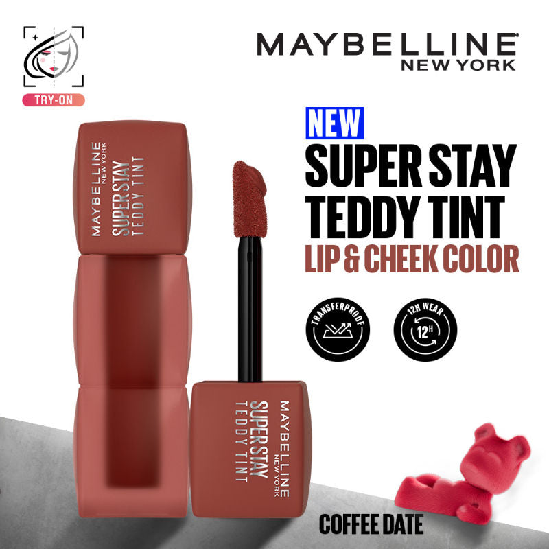 Maybelline New York Superstay Teddy Tint Lip & Cheek Color - Coffee Date