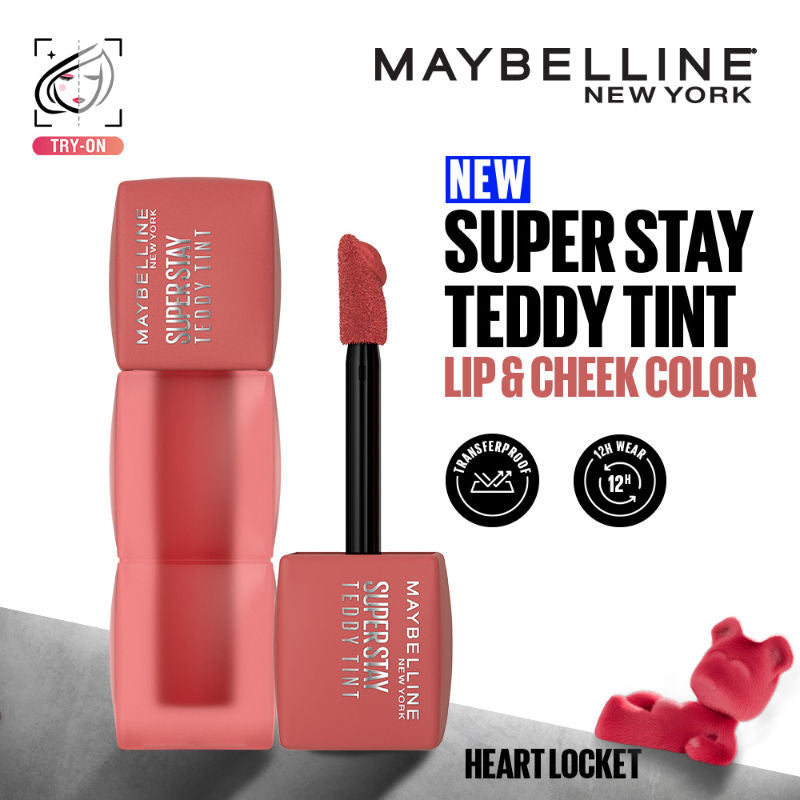 Maybelline New York Superstay Teddy Tint Lip & Cheek Color - Heart Locket