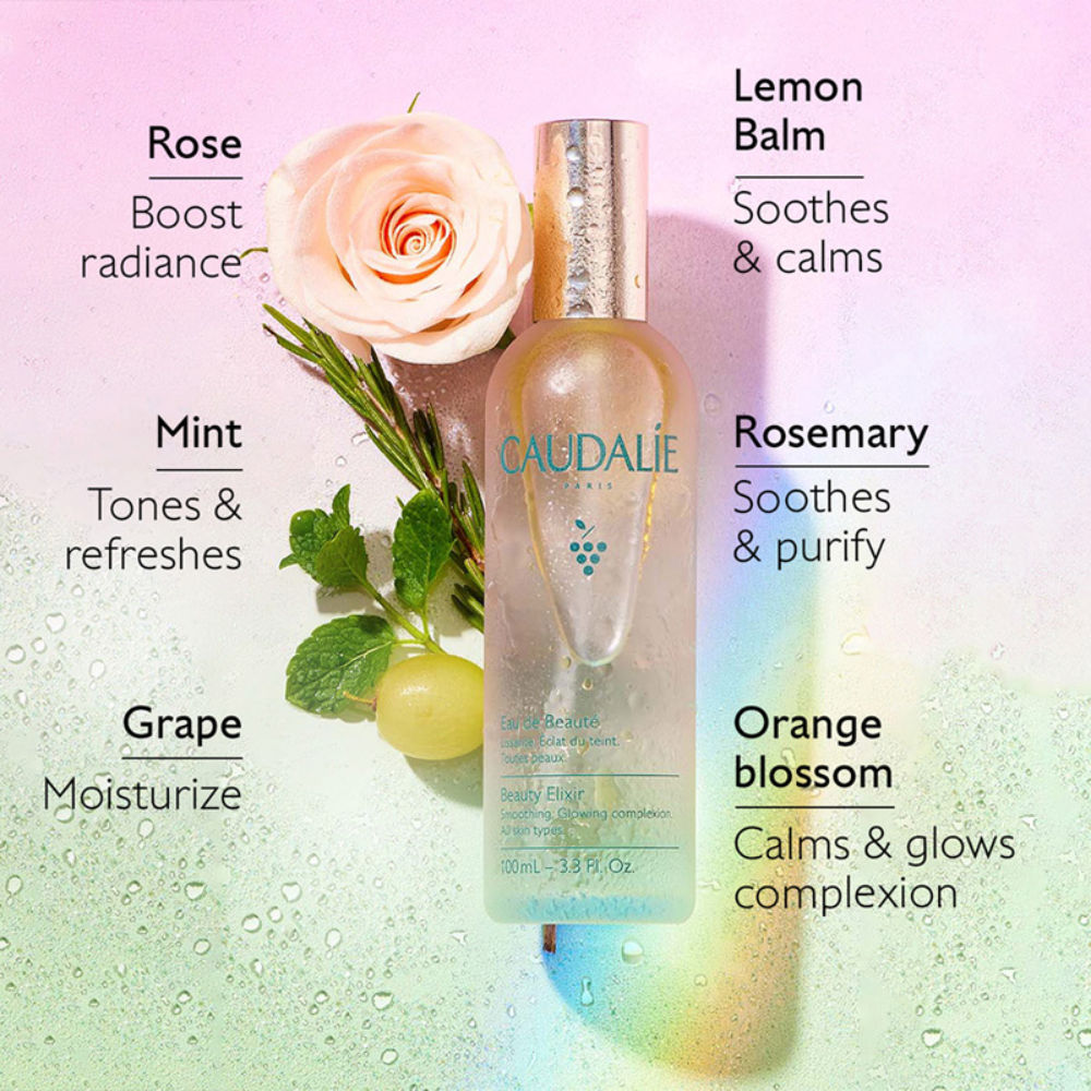 Caudalie Eau De Beauty Elixir Toner Primer Mist (100ml)