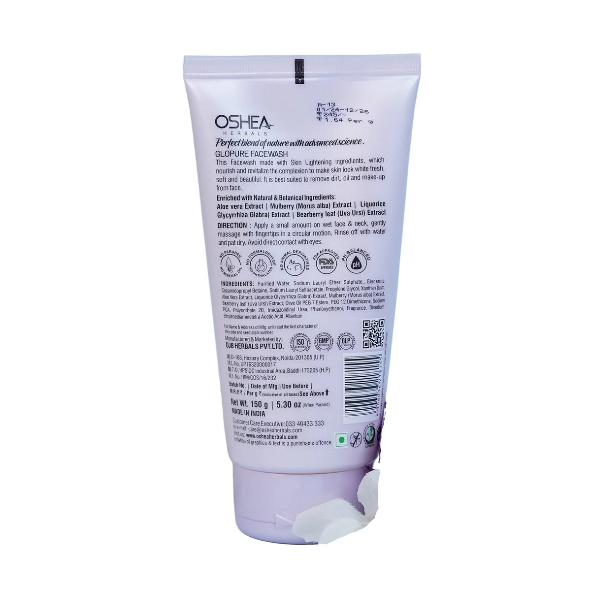 Oshea Herbals Glopure Lightening Facepack 100g