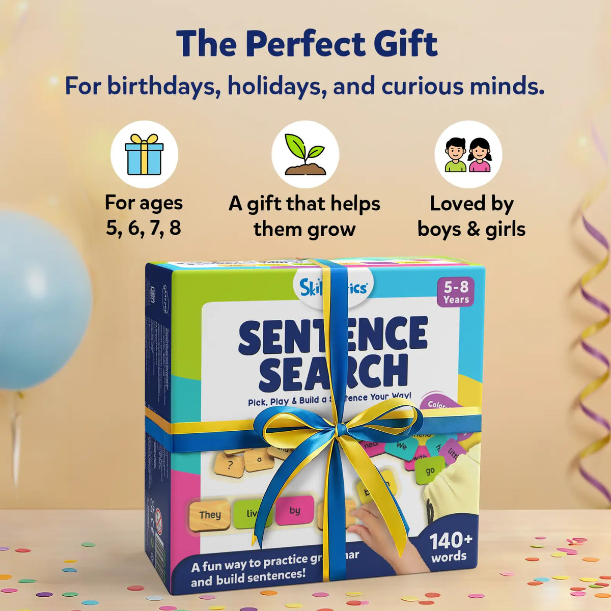 Skillmatics Sentence Search | Sentence Building Activity (ages 5-8)