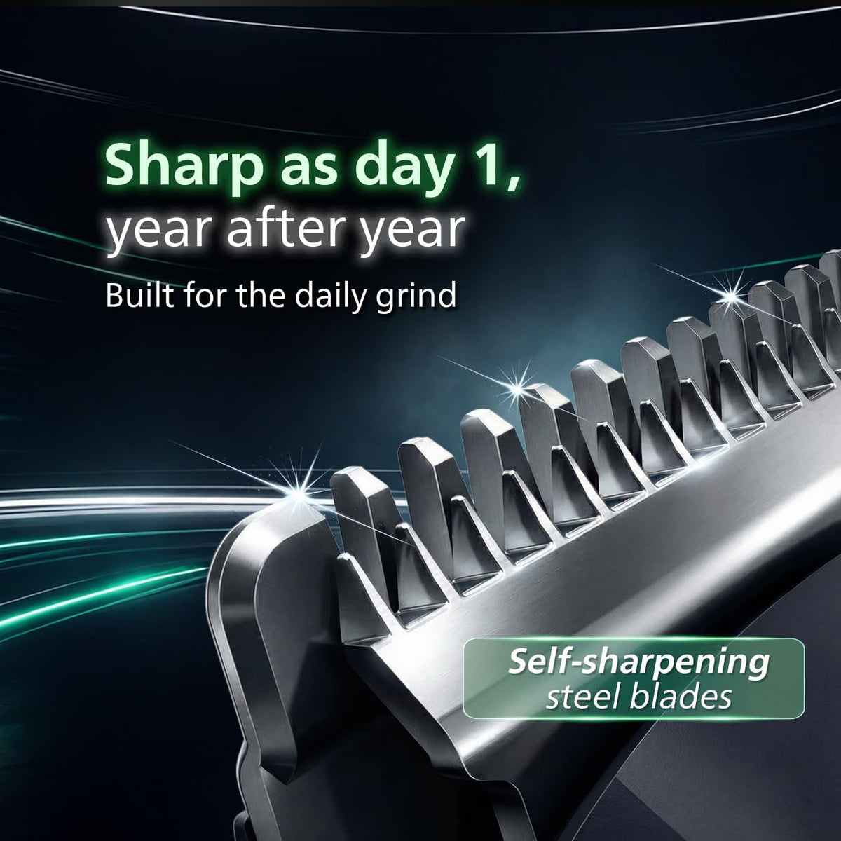 Philips India's No.1 Men's Trimmer* | Effortless styling | BeardSense Technology | All-in-One Grooming 11 in 1 Trimmer Kit- Face, Head, Body | IPX7 Waterproof M
