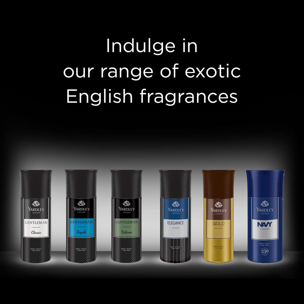 Yardley London Gentleman Classic Body Spray for Men| Fresh Woody Fougère Notes | Masculine Fragrance | Body Deodorant for Men | 150ml