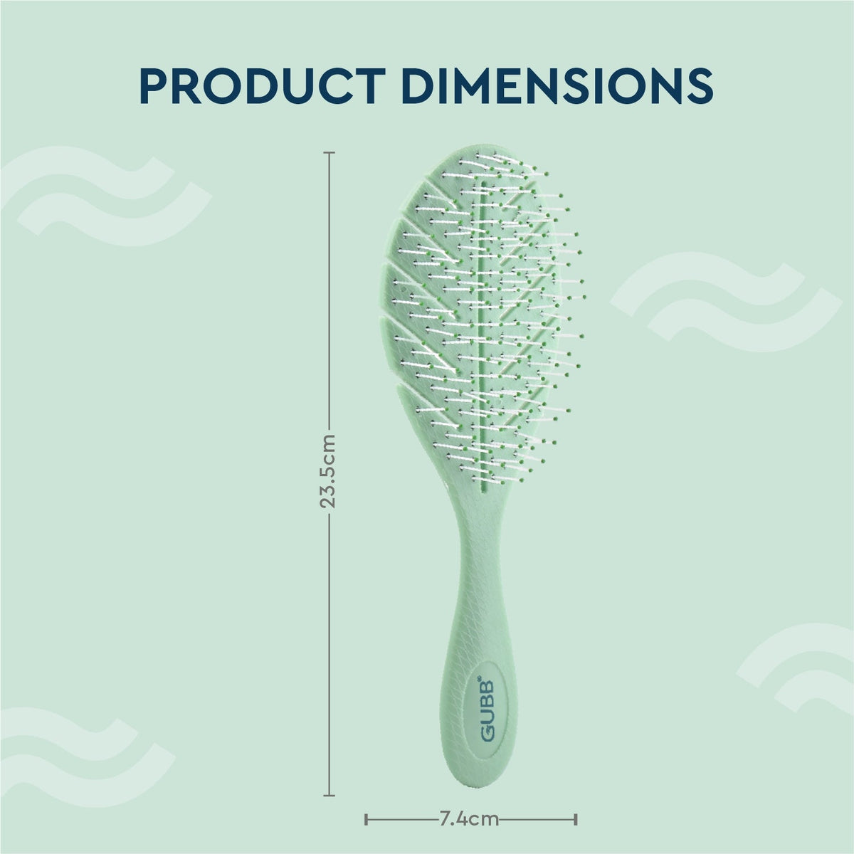 Groom Town Pvt. Pvt. French Hues Vent Leaf Hair Brush