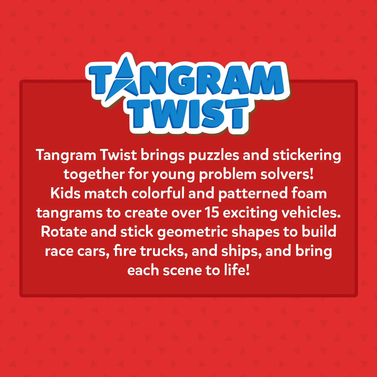 Skillmatics Tangram Twist - Off We Go! | No Mess Sticker Art (ages 4-7)