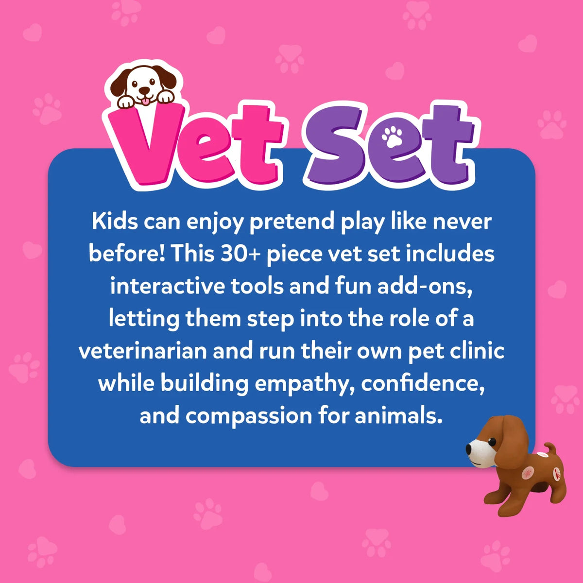 Skillmatics Vet Set | 30+ Piece Interactive Pretend Play Kit (ages 3-8)
