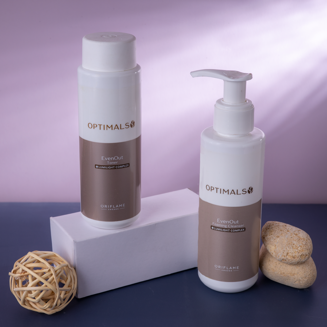 Oriflame Optimals Even Out Cleansing Foam and Toner Set
