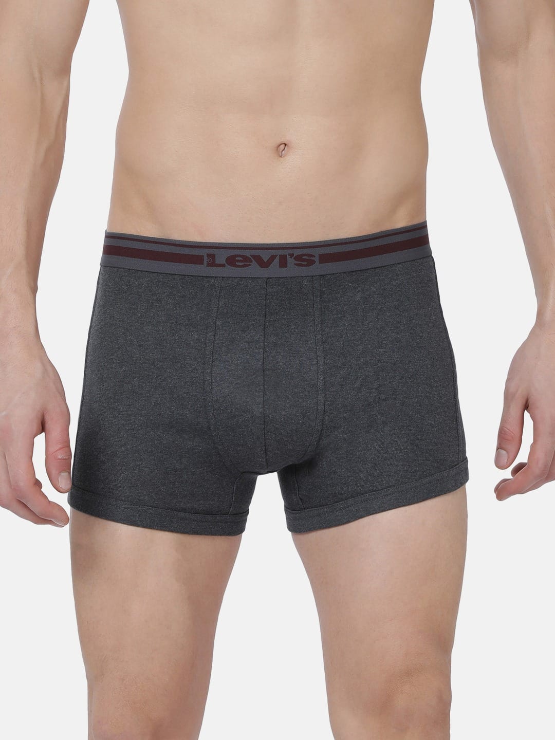 Levis - Solid Pure Cotton Trunks Underwear (#003 - 1Pack) - ASSTD