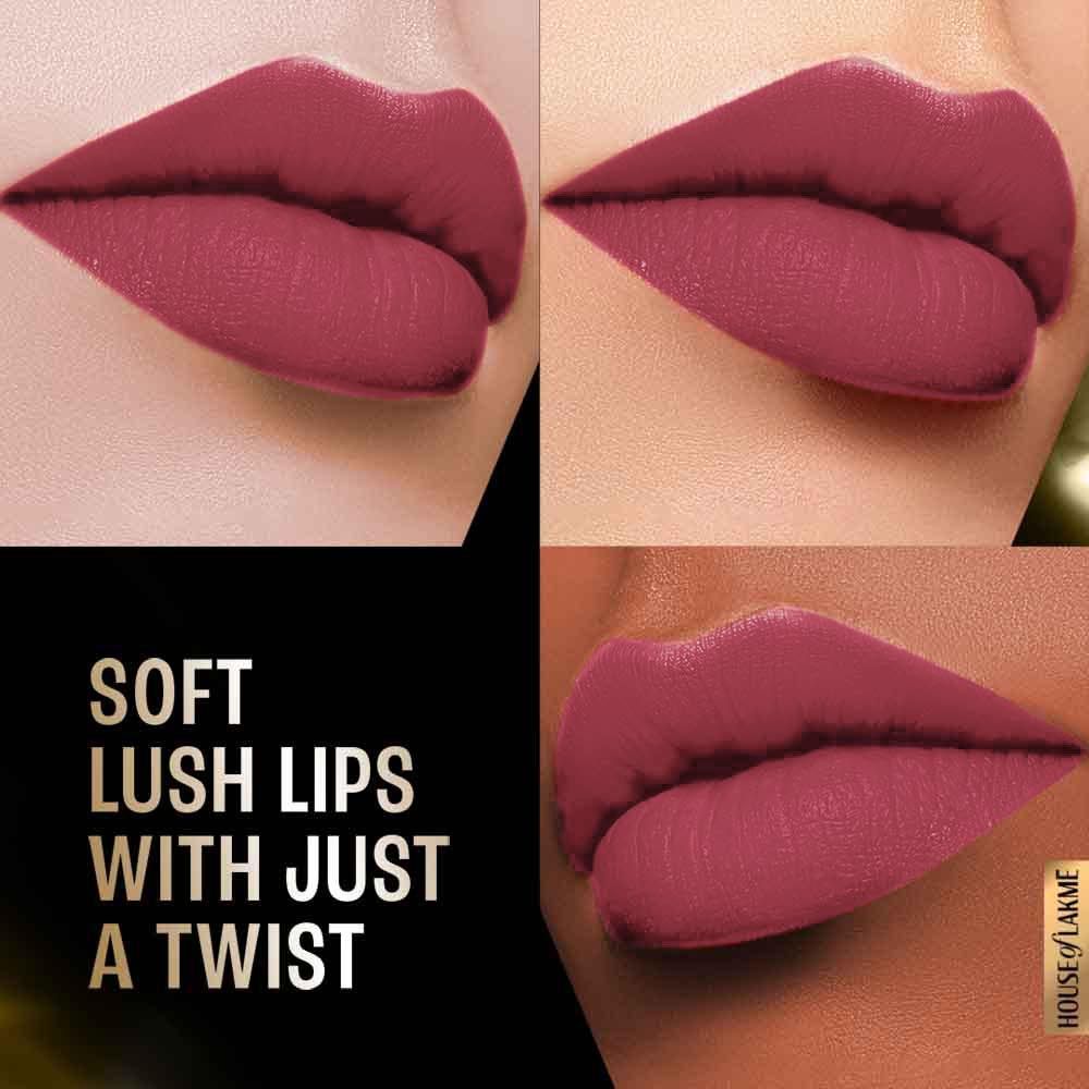 Lakme Forever Matte Lipstick, Made With French Rose Oil Extracts, Red Royale