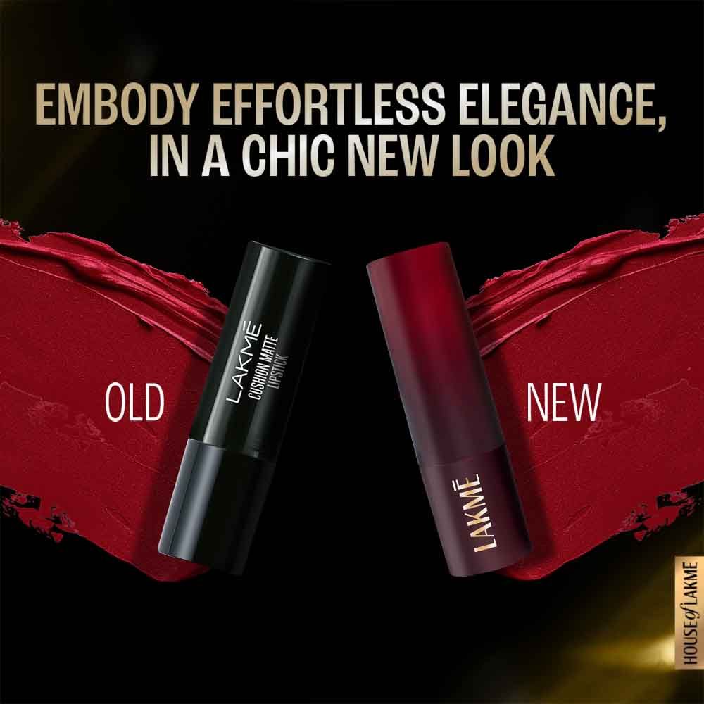 Lakme Forever Matte Lipstick, Made With French Rose Oil Extracts, Red Bombshell