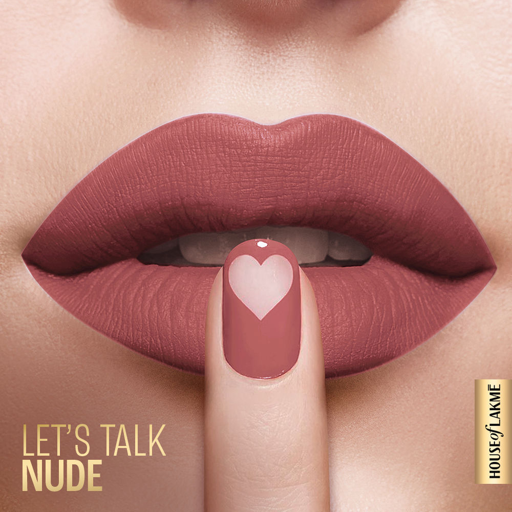 Lakme Xtraordin-Airy Lip Mousse With Cocoa Butter For Moisturized Lips, Matte Finish- Lets Talk Nude