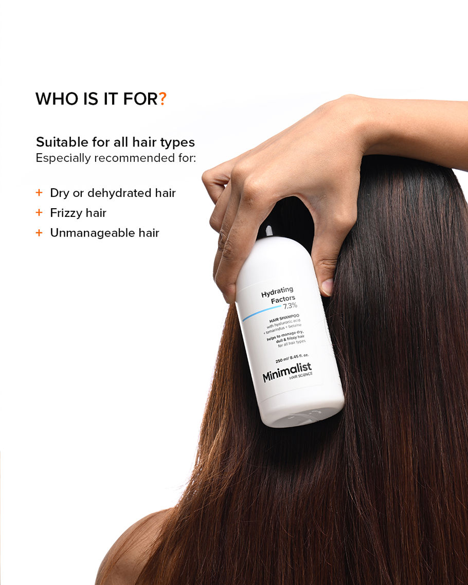 Minimalist Hydrating Factors 7.3% Hair Shampoo (250ml)