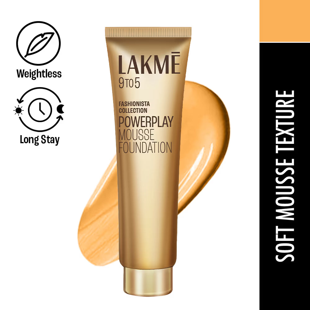 Lakme - 9 to 5 Powerplay Mousse Foundation (25g)