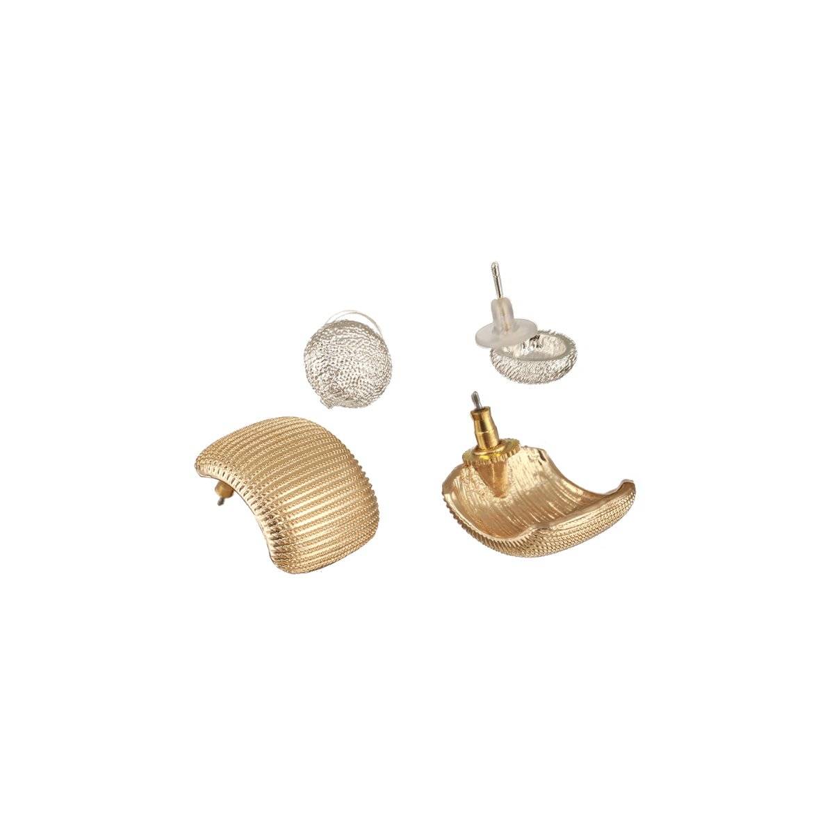 Aatmana Gold-Plated Contemporary Studs (Pack of 2)