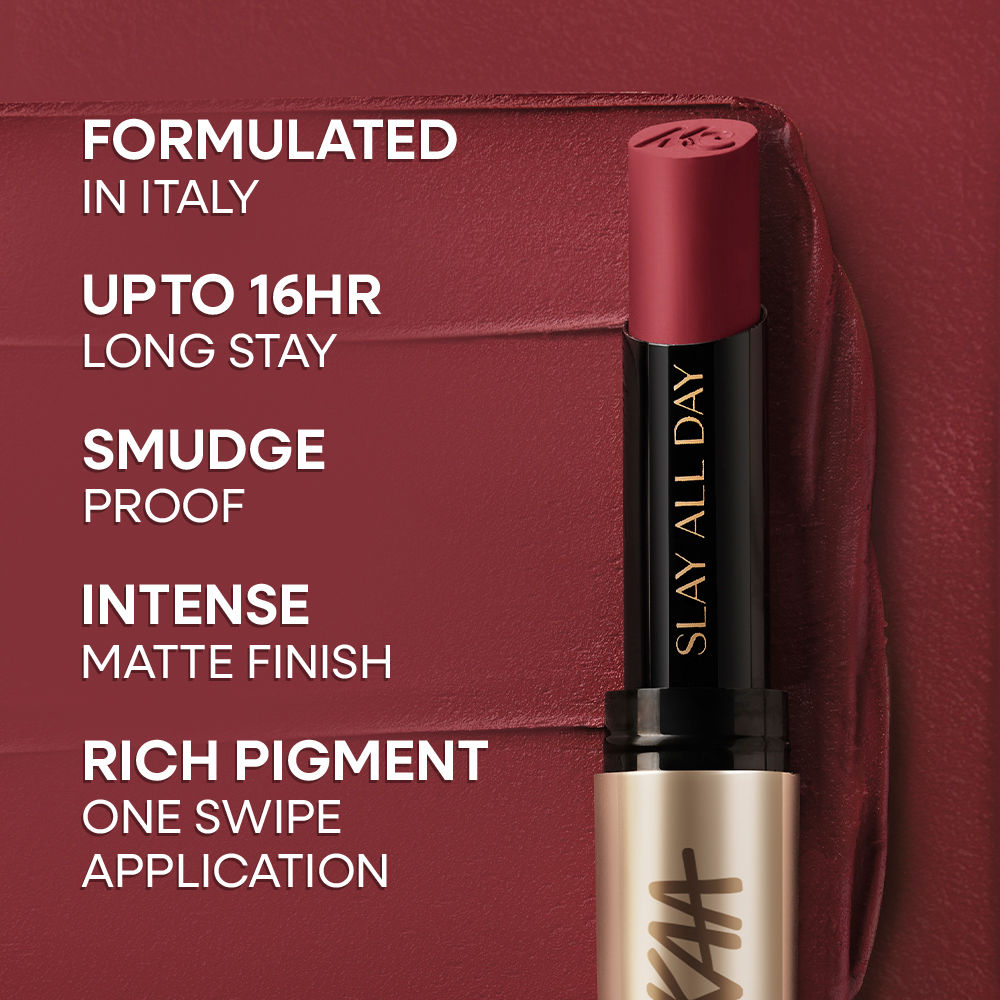 Nykaa Matte to Last No Transfer Long Lasting Lipstick - Chai
