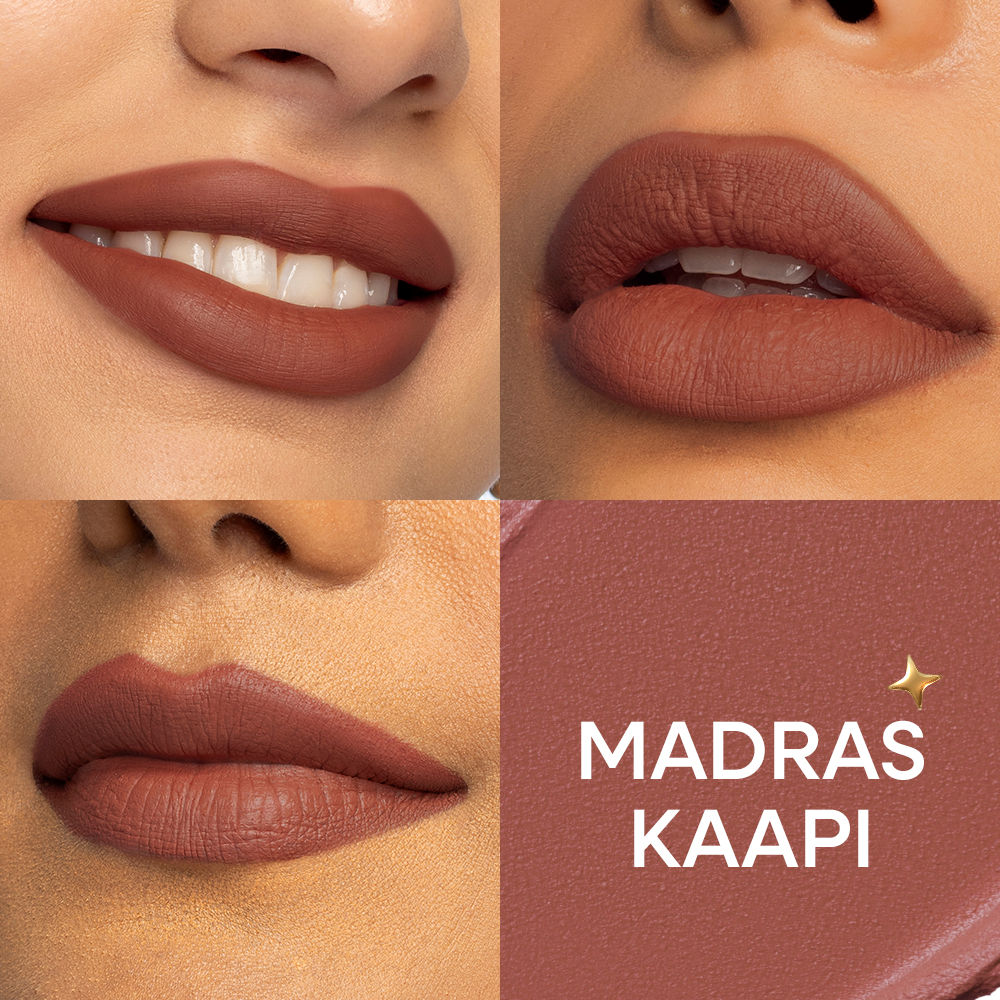 Nykaa Matte to Last No Transfer Long Lasting Lipstick - Madras Kaapi (3.5g)