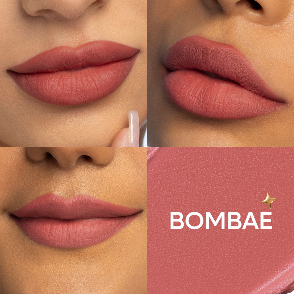 Nykaa Matte to Last No Transfer Long Lasting Lipstick - Bombae (3.5g)