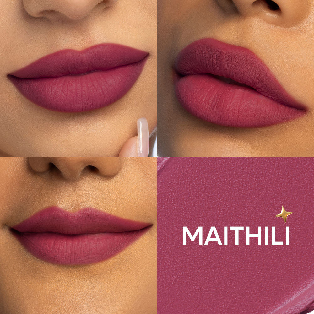 Nykaa Matte to Last No Transfer Long Lasting Lipstick - Maithili (3.5g)