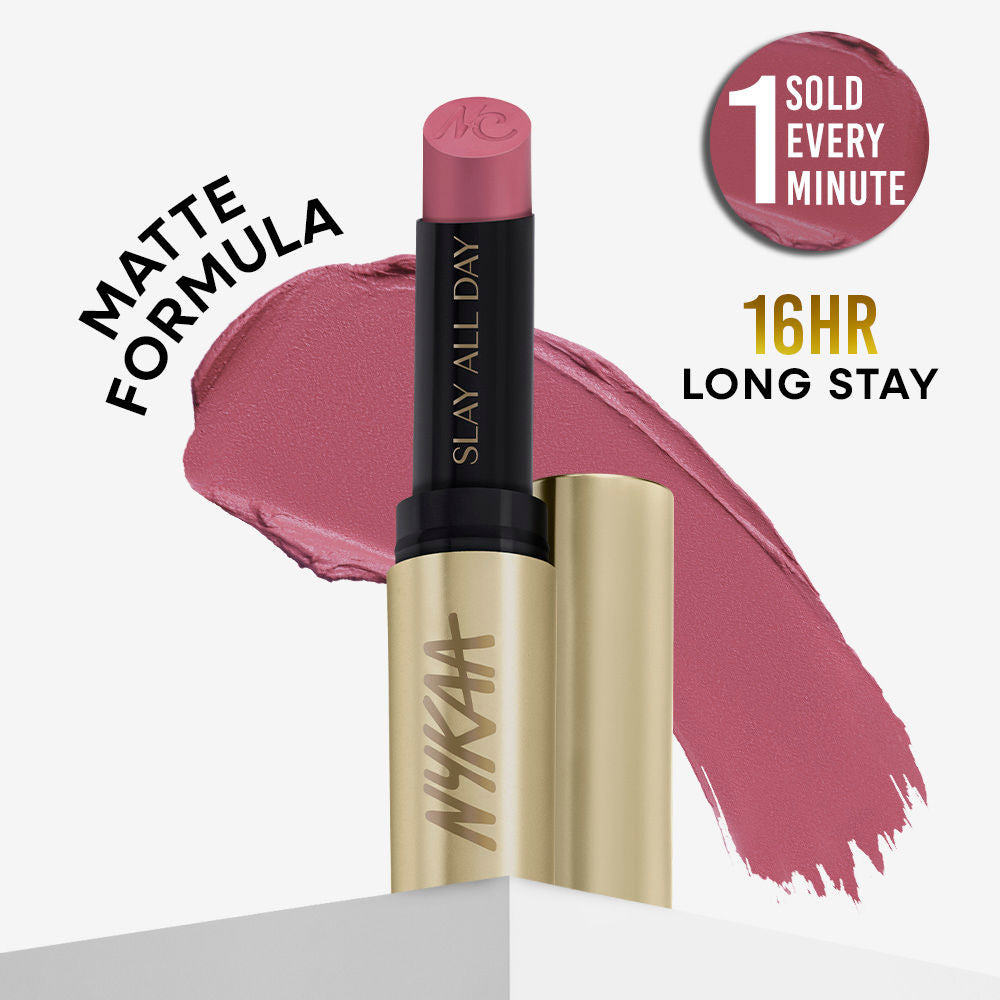 Nykaa Matte to Last No Transfer Long Lasting Lipstick - Kashi (3.5g)