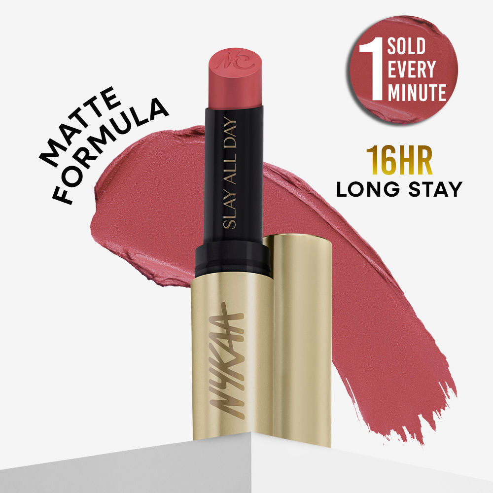 Nykaa Matte to Last No Transfer Long Lasting Lipstick - Gul (3.5g)