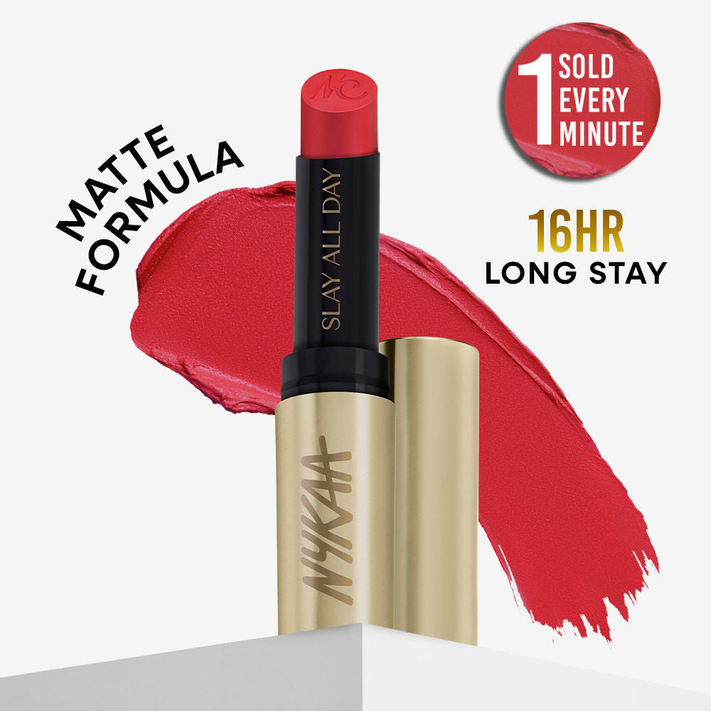 Nykaa Matte to Last No Transfer Long Lasting Lipstick - Mishti (3.5g)