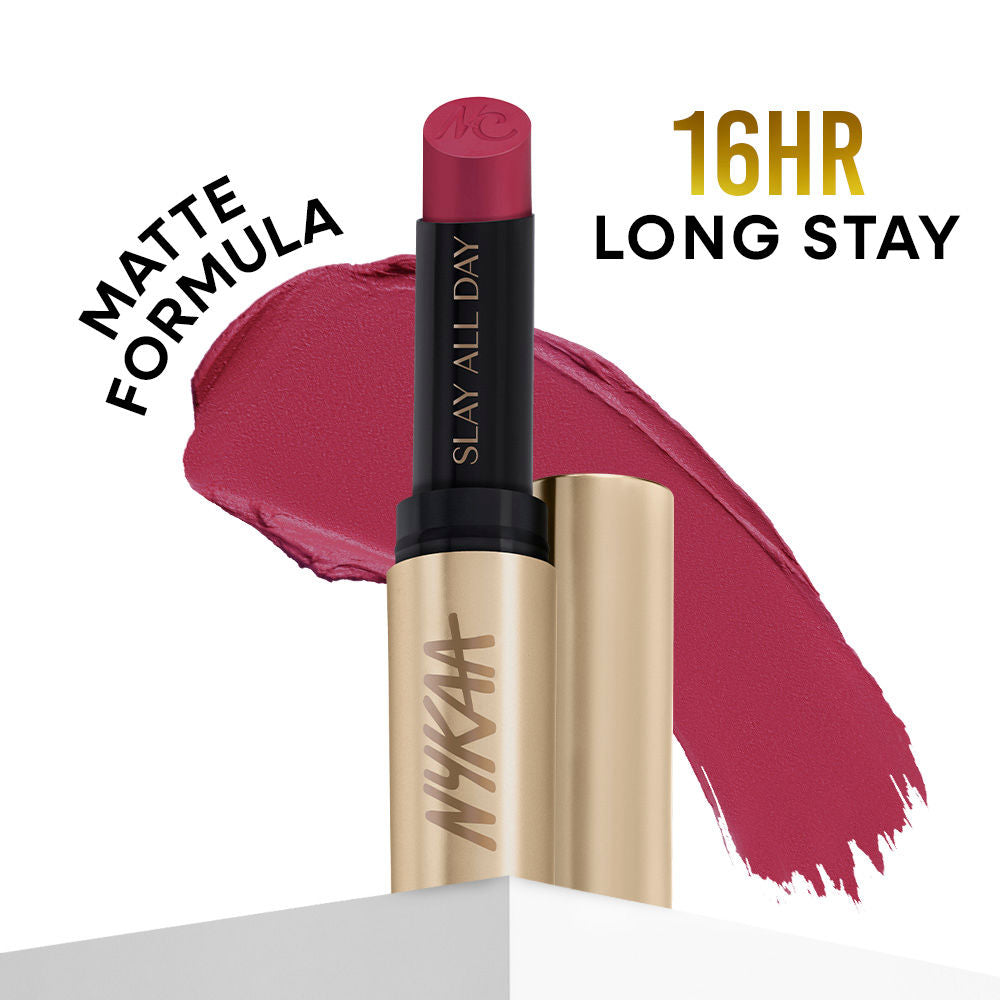 Nykaa Matte to Last No Transfer Long Lasting Lipstick - Rukmini (3.5g)
