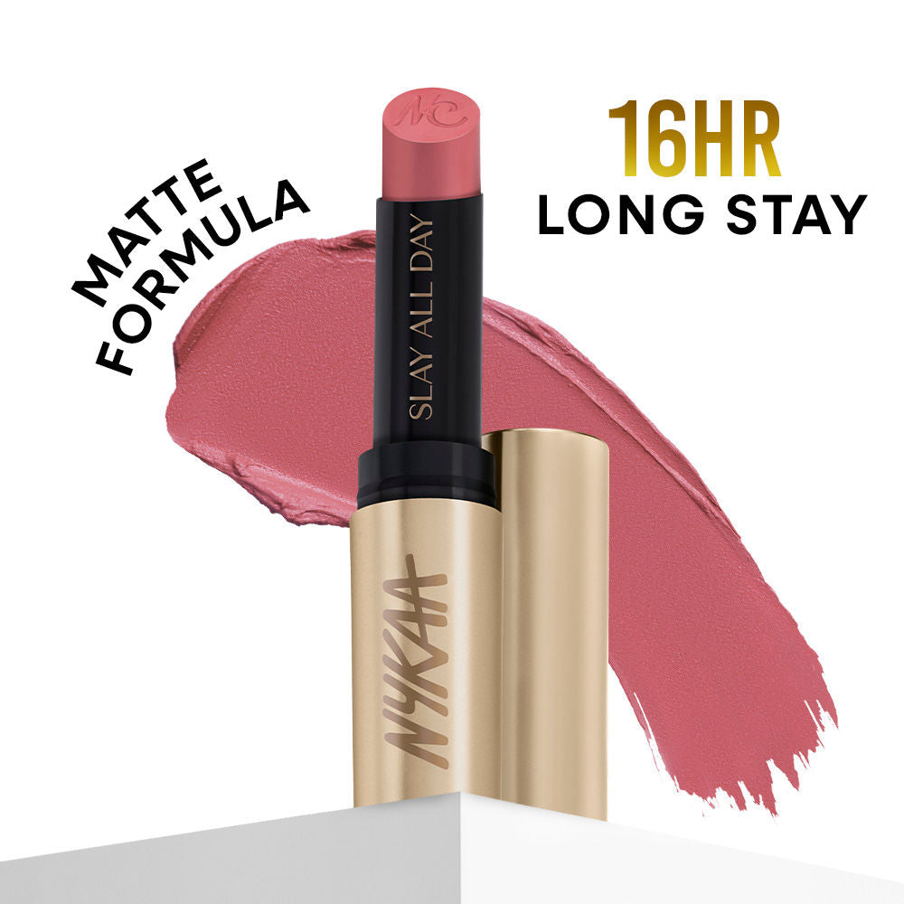 Nykaa Matte to Last No Transfer Long Lasting Lipstick - Janvi (3.5g)