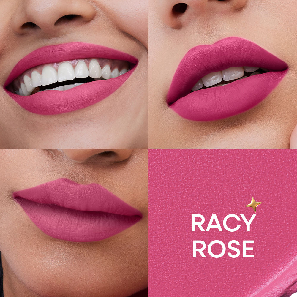 Nykaa Matte to Last No Transfer Long Lasting Lipstick - Racy Rose (3.5g)