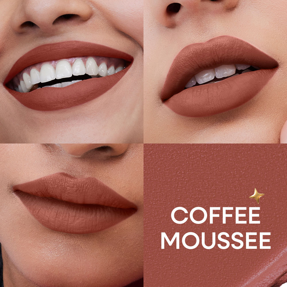 Nykaa Matte to Last No Transfer Long Lasting Lipstick - Coffee Mousse (3.5g)
