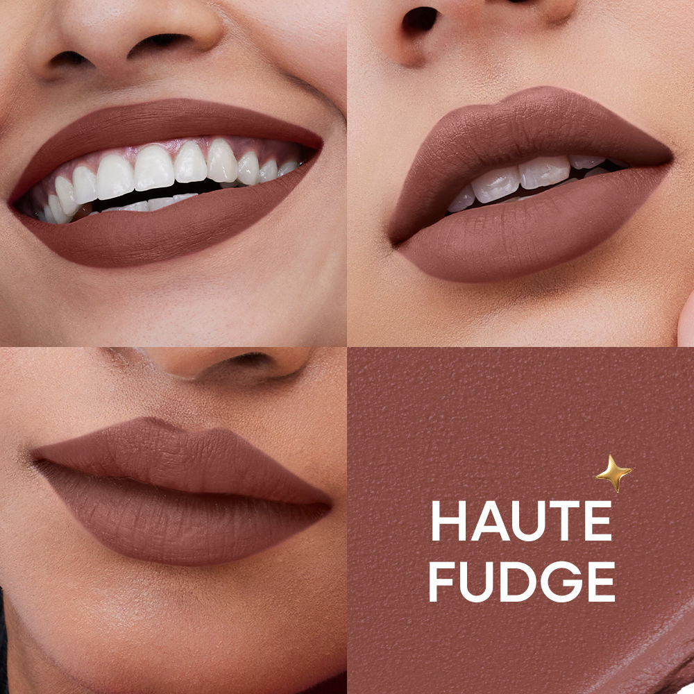Nykaa Matte to Last No Transfer Long Lasting Lipstick - Haute Fudge (3.5g)