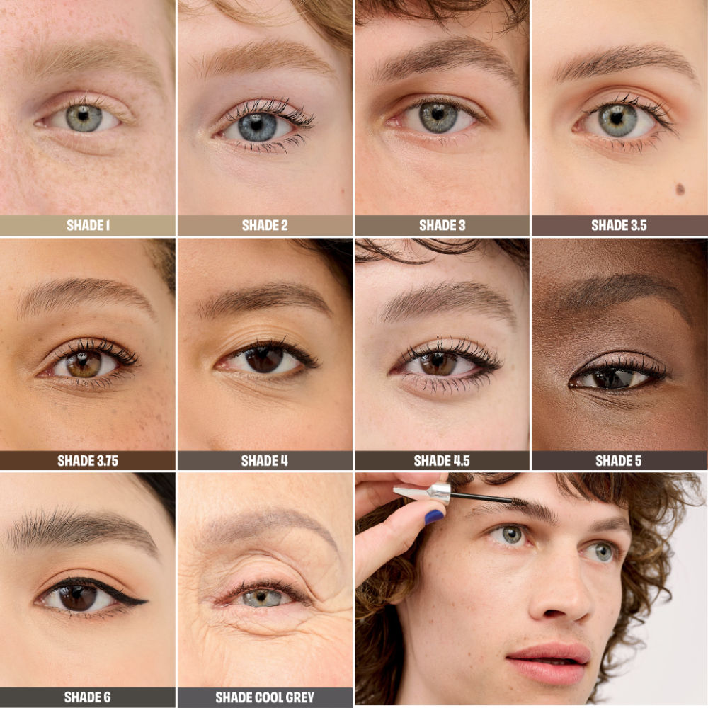 Benefit Cosmetics Gimme Brow+ Brow-Volumizing Fiber Gel Mini - 6 Warm Black-Brown (1.5g)