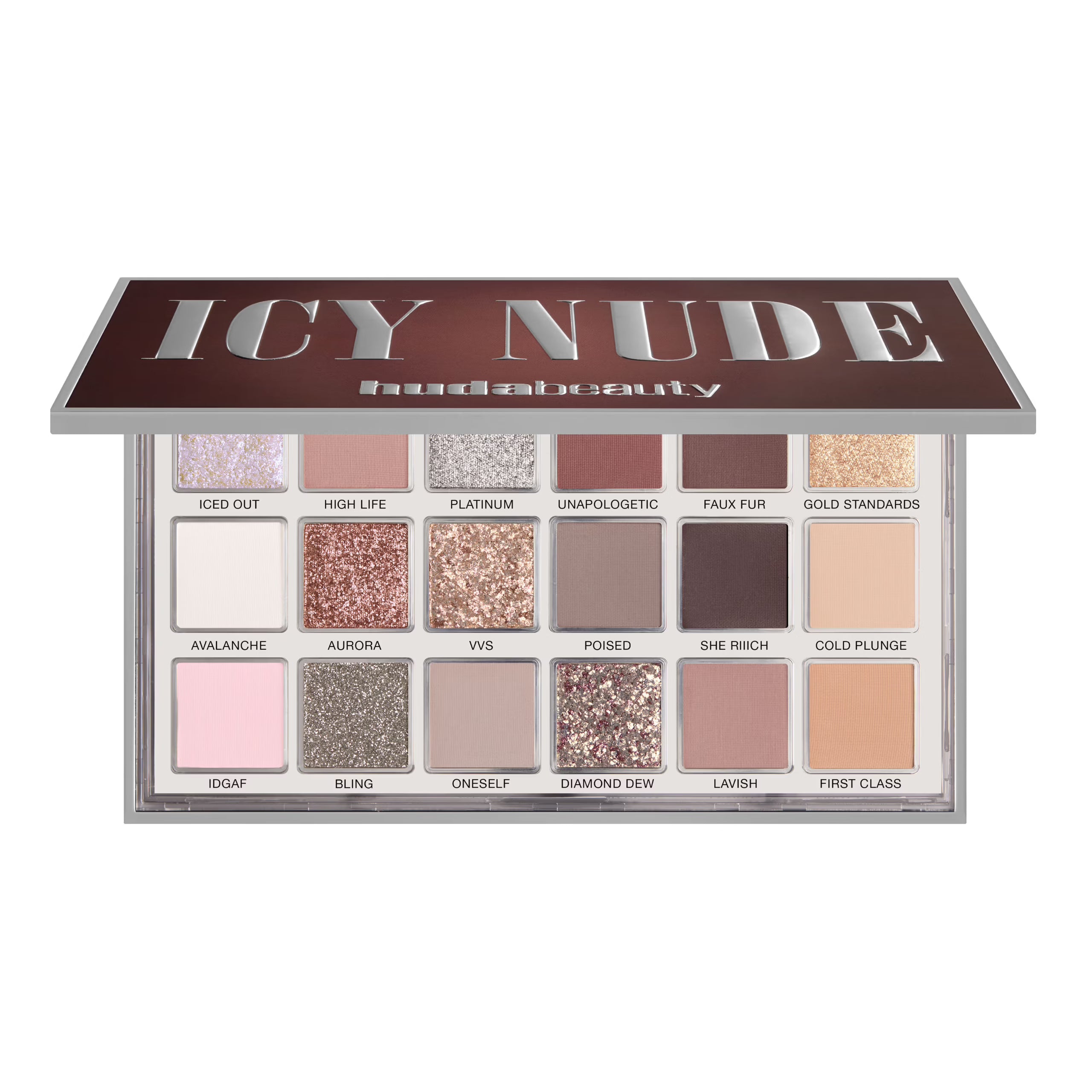 Huda Beauty Icy Nude Eyeshadow Palette - Get Icy Eyes! (16.1 g)