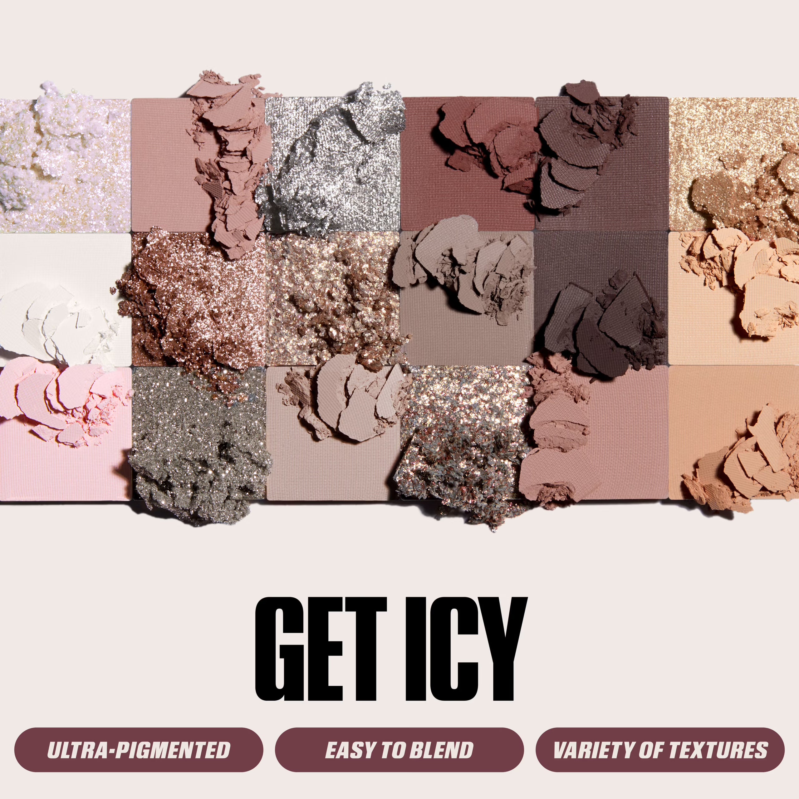 Huda Beauty Icy Nude Eyeshadow Palette - Get Icy Eyes! (16.1 g)