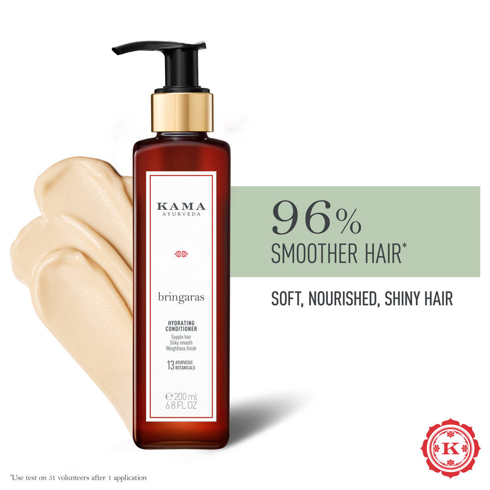 Kama Ayurveda Bringaras Hydrating Conditioner With Bhringaraj For Soft, Shiny And Nourished Hair · 200ml