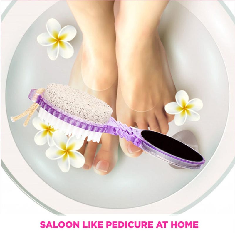 VEGA 4 In 1 Foot Pedicure Tool (PD-02) Foot Scrubber (4 in 1)