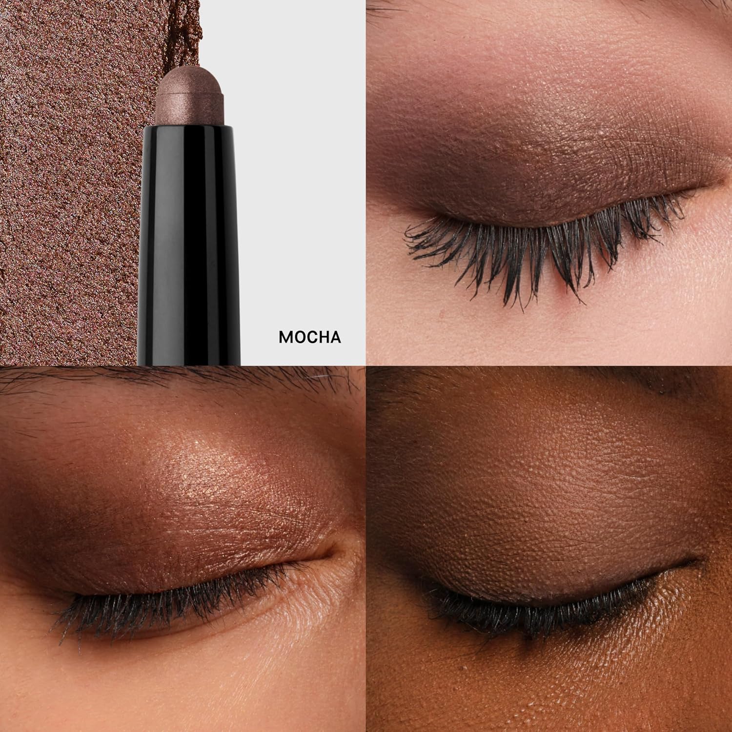 Bobbi Brown Long-Wear Cream Shadow Stick | 24-Hour Eyeshadow Stick | High-Pigment, Buildable Shades with Three Finishes Color:26 Mocha (A medium chocolate brown, shimmer)