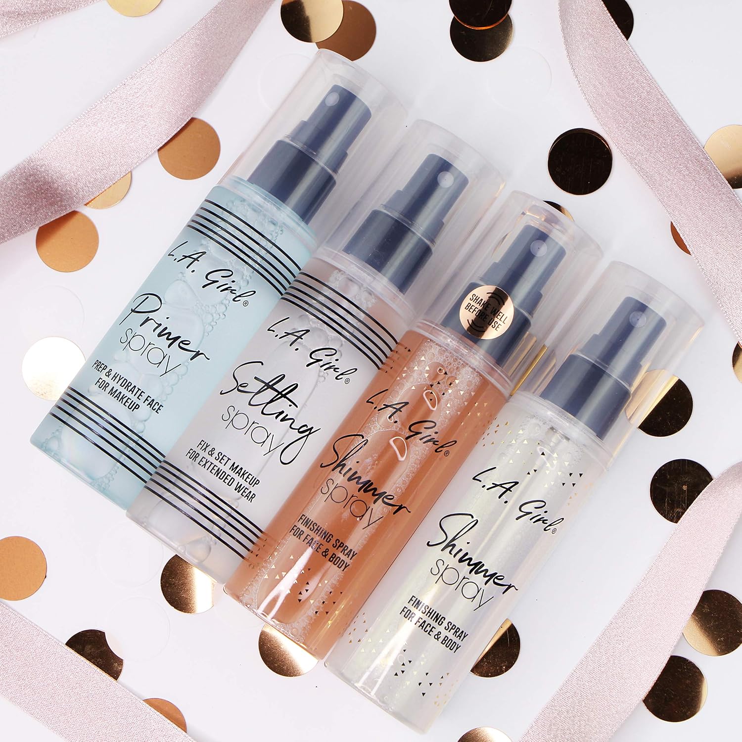 L.A. Girl Primer Spray, 80ml – Lightweight, Hydrating & Oil-Control Face Mist | Pre-Makeup Setting Spray for Smooth Base & Long-Lasting Makeup | Suitable for All Indian Skin Types