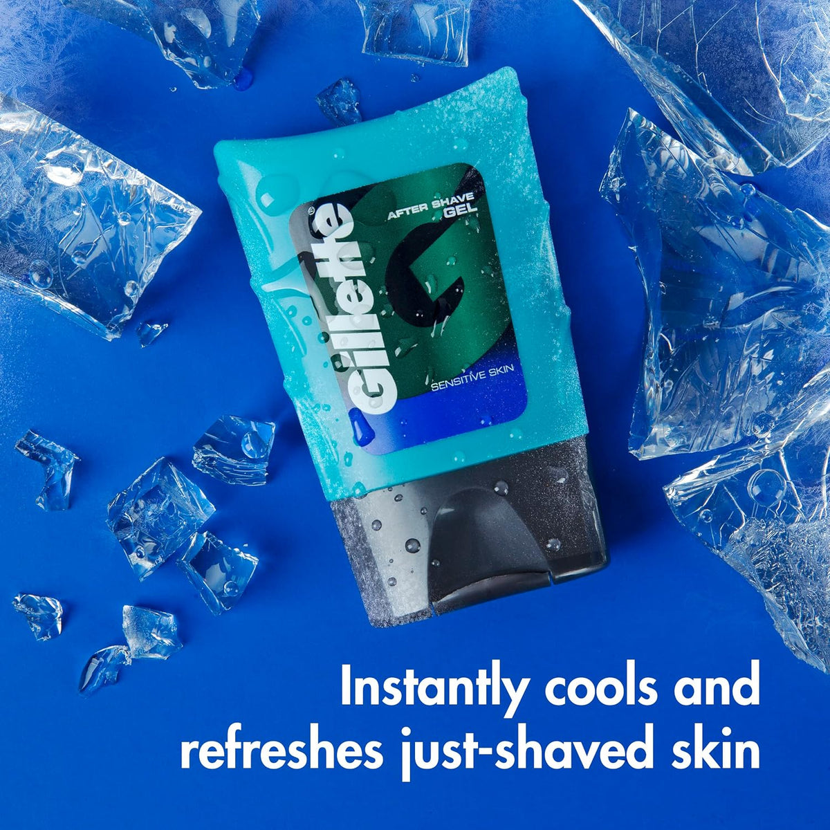 Gillette After Shave Gel, Sensitive Skin, 2.5 Ounce (Pack of 6)