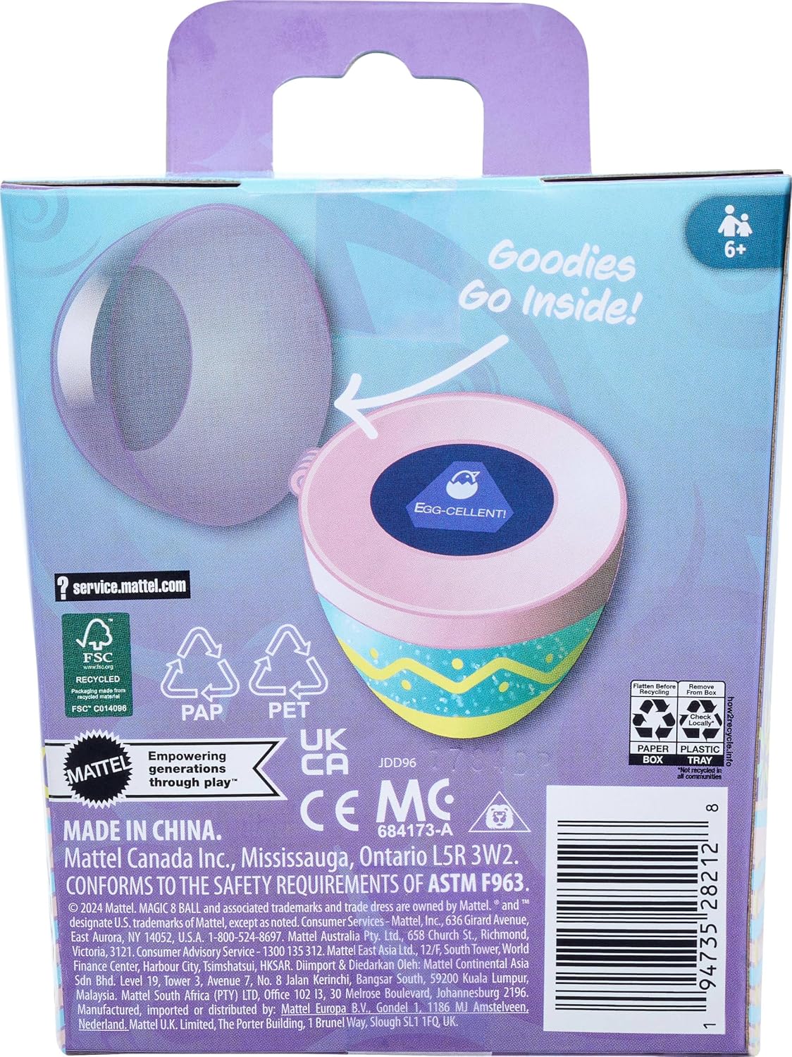 Mattel Games Easter Magic 8 Ball Novelty Toy Small