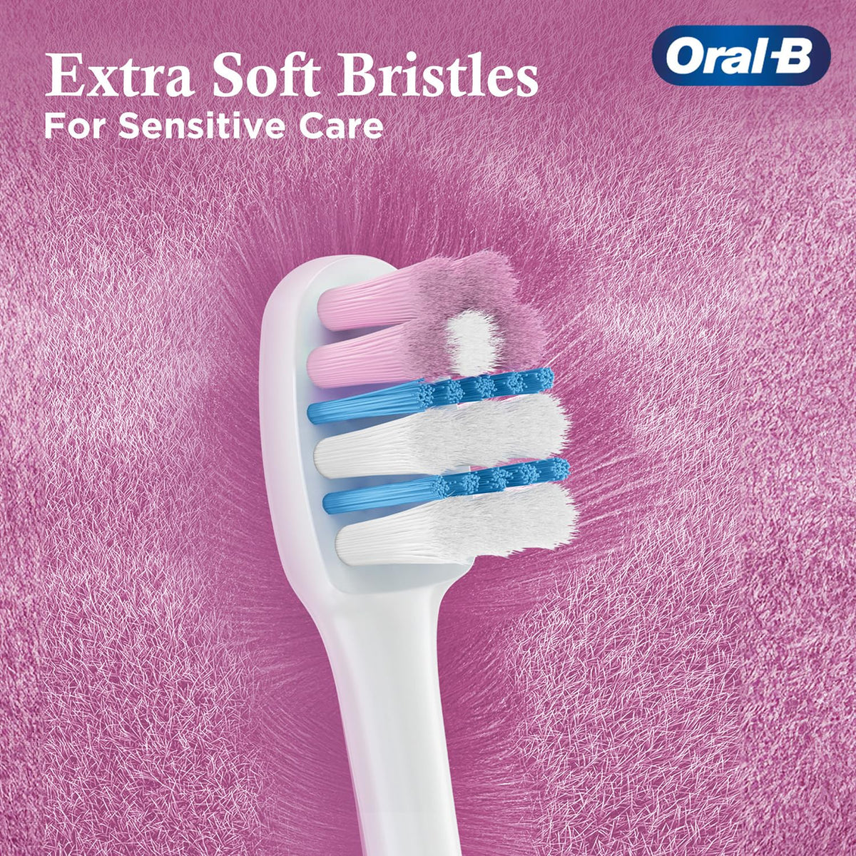 Oral-B Sensitive Expert Ultra Soft Manual Toothbrush For Adults, Sensitive Teeth And Healthier Gums, Ultra Soft Bristles, Multicolour Tooth Brush Set, Oral B De