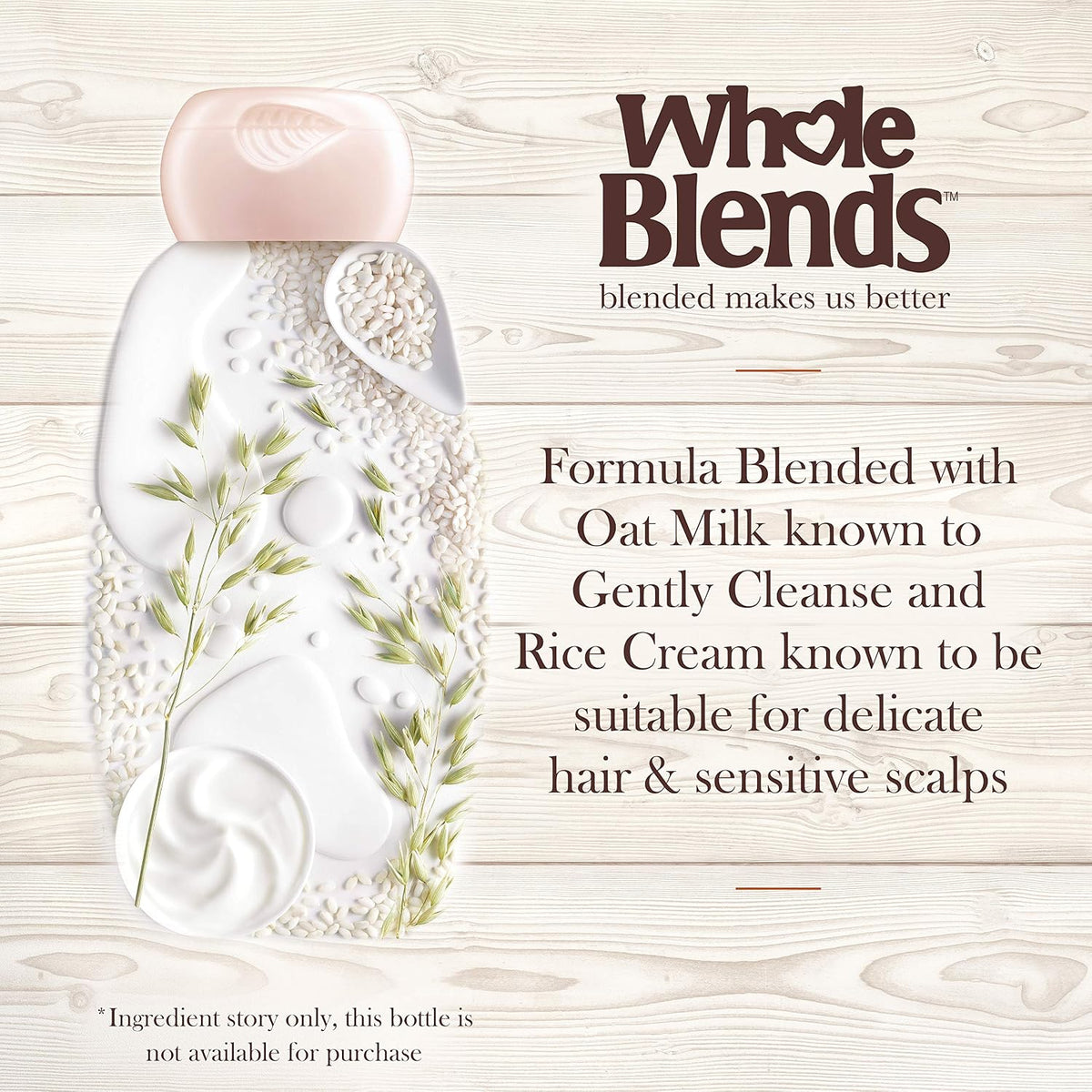 Garnier Whole Blends Gentle Oat Delicacy Shampoo for Sensitive Scalp (12.5 Fl. Oz)