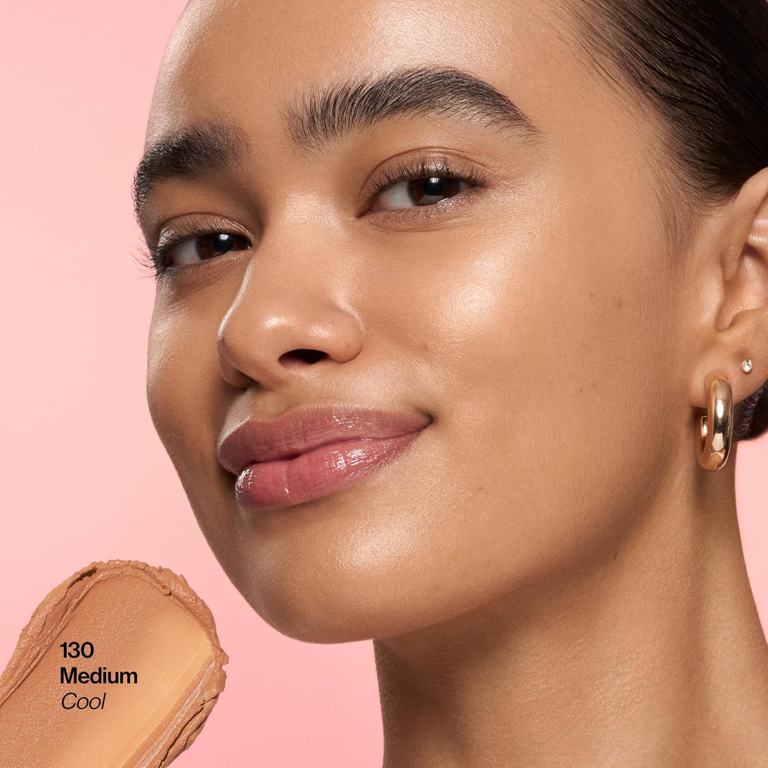Revlon Glimmer Tinted Moisturizer Stick for Face, Light Coverage Skin Tint, Hydrating Skincare-Infused Makeup, 130, 0.31 oz