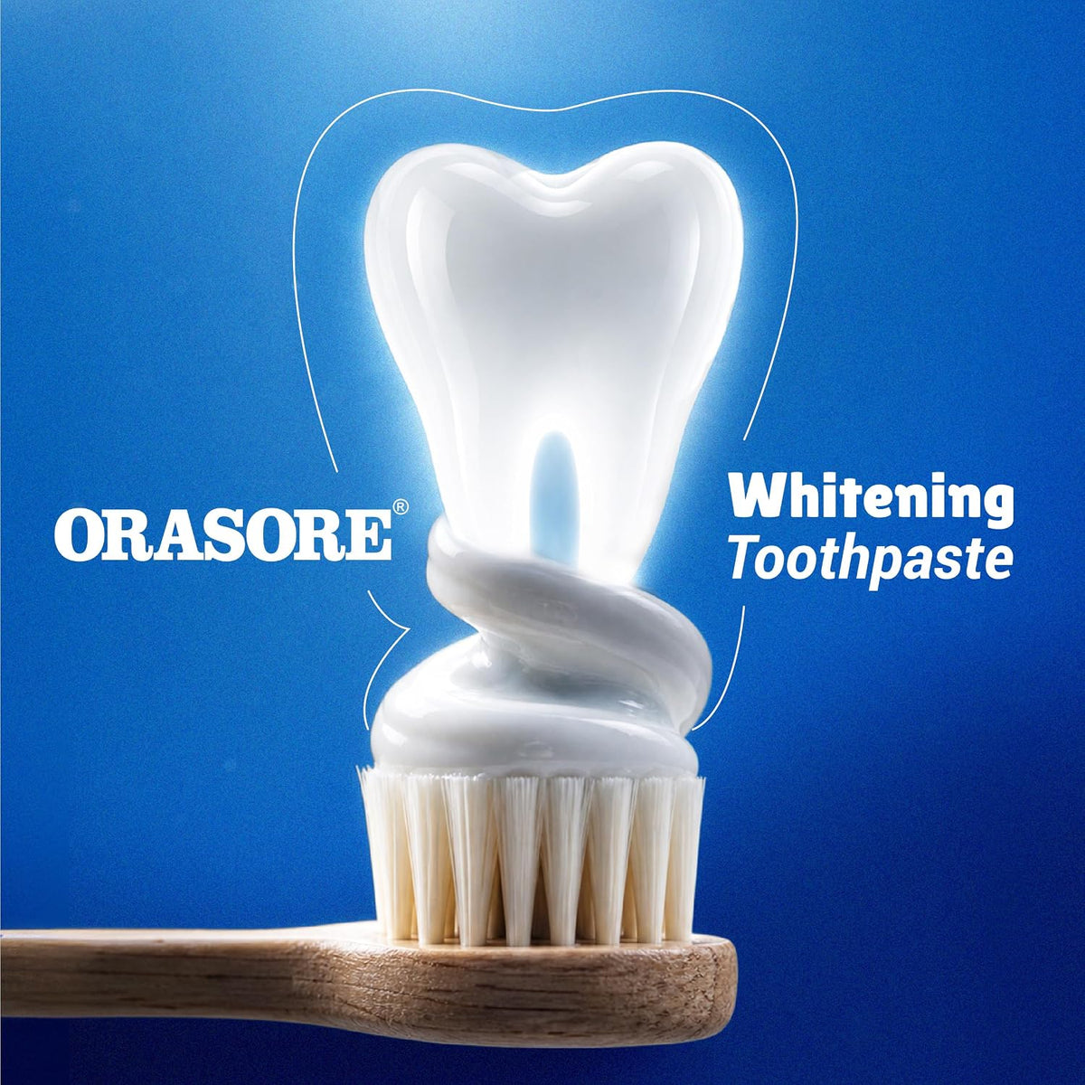 Orasore Whitening Toothpaste 120gm with nHAp | Peroxide-Free | Enamel Remineralizer | Natural Extracts to Reduce Sensitivity, Fight Cavities & Remove Gum Diseas