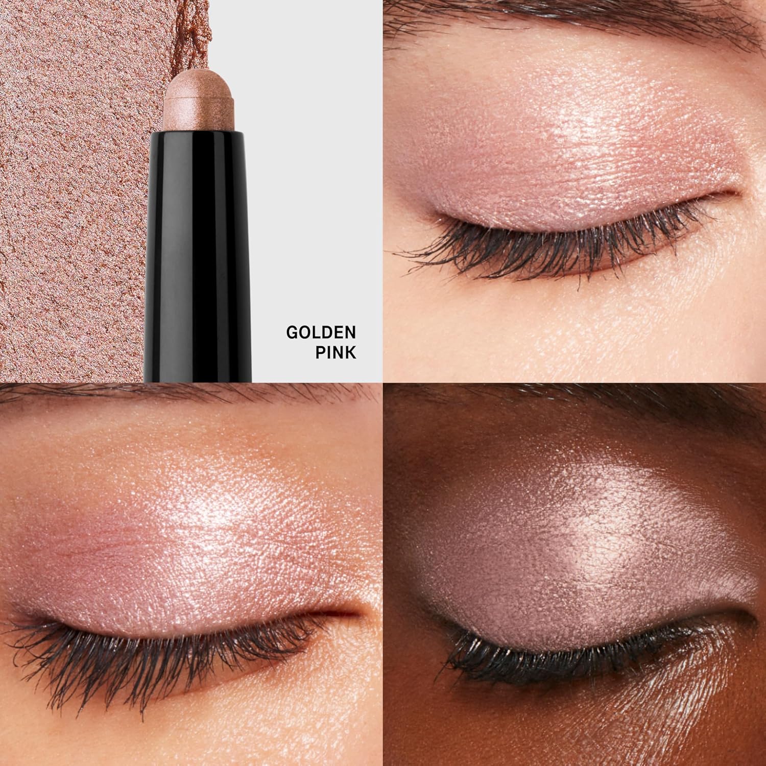 Bobbi Brown Long-Wear Cream Shadow Stick | 24-Hour Eyeshadow Stick | High-Pigment, Buildable Shades with Three Finishes Color:05 Golden Pink (A shimmering pink peach, shimmer)